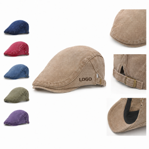 Adjustable Cotton Flat Cap Classic Ivy Newsboy Headwear