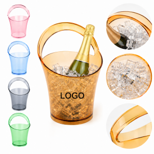 Transparent Acrylic Beverage Chiller with Integrated Carry Handles
