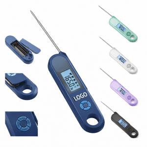 Precision Digital Folding Food Thermometer for Professional Kitchen and Outdoor Grilling