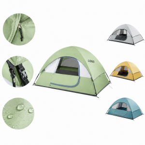 Dual-Layer Waterproof 2-Person Dome Tent for Outdoor Events