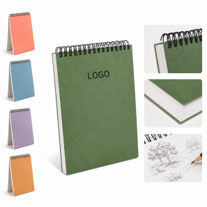 Professional Portable Top-Spiral Art Journal with Matte Cover